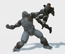 Brute finishing a Marine From Halo3